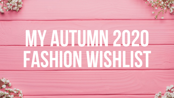 Autumn has finally arrived and so has the urge to buy some new clothes. Sadly, I don't actually have a wardrobe yet. I'm living out of a suitcase and boxes until we can get someone round to sort out fitted wardrobes. So, buying new clothes isn't really an option right now. But, that doesn't stop me from looking and lusting after them! Here's everything on my autumn 2020 fashion wishlist right now.